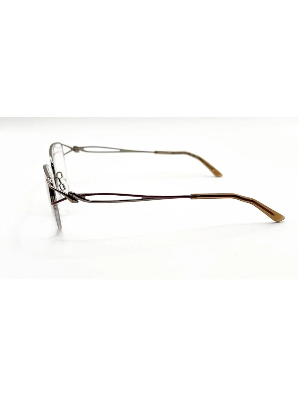Charmant Ch29210 Br Brown Authentic Eyeglasses 52-17-140